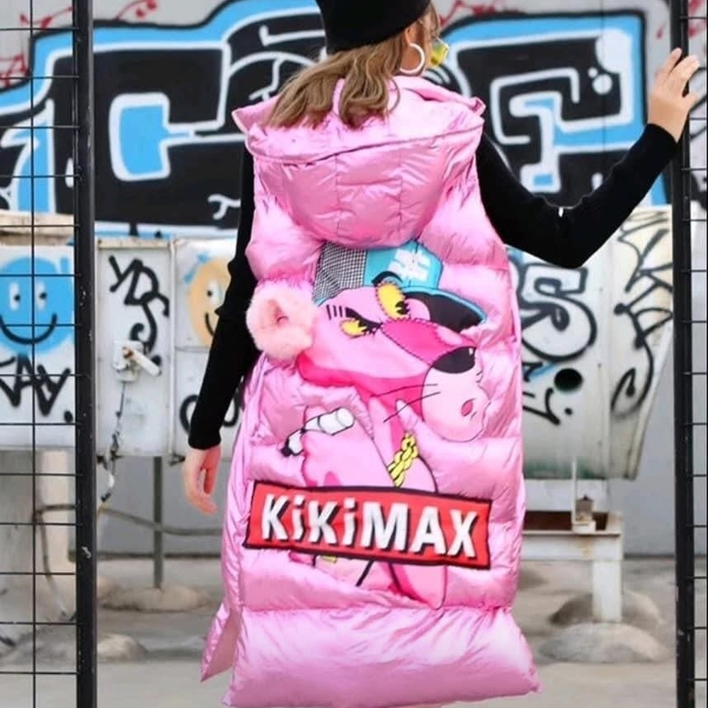 Pink Puffer Jacket for Women